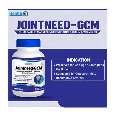 HealthVit Jointneed-Gcm Tablet 60's - Bone And Joint Care