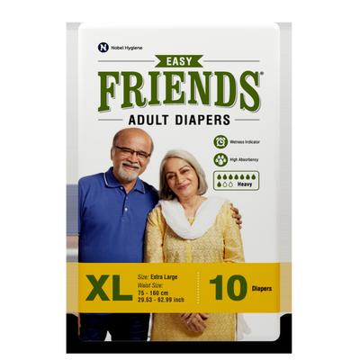Friends Adult Diaper-Easy (XL) 10's - Baby Oral Care