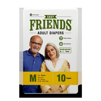 Friends Adult Diaper-Easy (M) 10's - Baby Oral Care