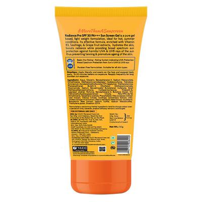 VLCC Radiance Pro SPF 30 Pa+++ Sunscreen Gel 50 gm - Baby Skin Care
