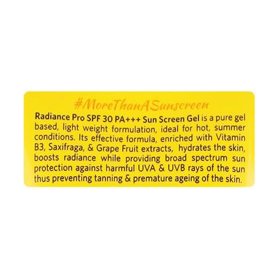 VLCC Radiance Pro SPF 30 Pa+++ Sunscreen Gel 50 gm - Baby Skin Care