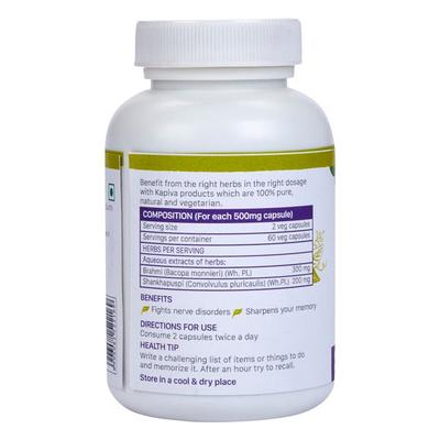 Kapiva Brahmi + Memory Capsules 60's - Bandages And Dressings