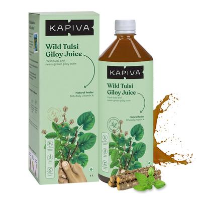 Kapiva Wild Tulsi Giloy Juice 1 ltr - Mouth Refreshners