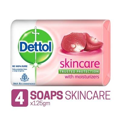 Dettol Soap - Skincare (Buy 3 Get 1 Free x 125 gm) - Baby Soap