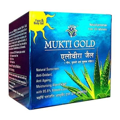 Axiom Mukti Gold Aloevera Gel 125 gm - Blue - Face Serum