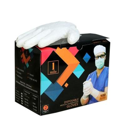 1Mile Latex Examination Gloves (XS) 100's - Respiratory Care Devices