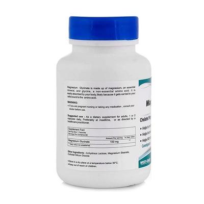 HealthVit Magnesium Glycinate 100 mg Capsule 60's - Wearables Computer Glasses