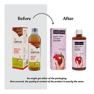 Kapiva Apple Cider Vinegar + Garcinia 500 ml - Bandages And Dressings