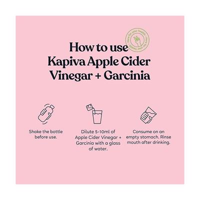 Kapiva Apple Cider Vinegar + Garcinia 500 ml - Bandages And Dressings