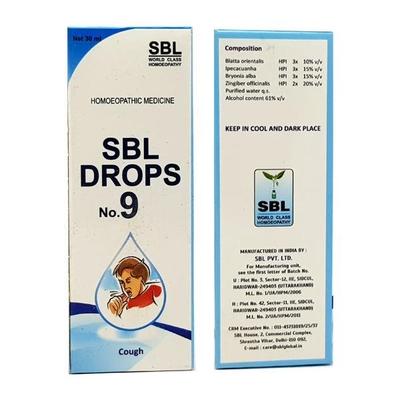 SBL Drops No. 9 (Cough) 30 ml - Liquid Lipsticks