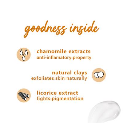 Plum Chamomile and White Tea Glow-Getter Face Mask 60gm - Hair Treatment