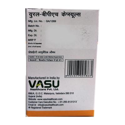 Vasu URAL-BPH Capsule (Pack of 6 x 10's) - Bandages And Dressings