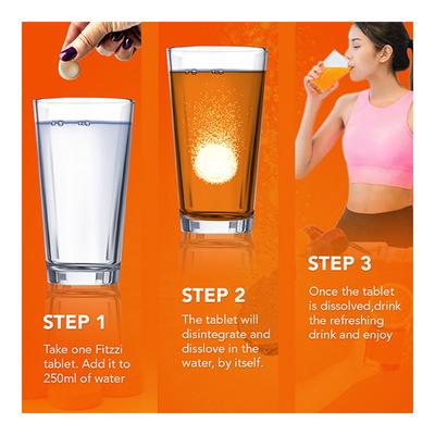 Fitzzi Amla Extract Vitamin-C & Zinc Effervescent Tablet 20's - Pakeeza Unani