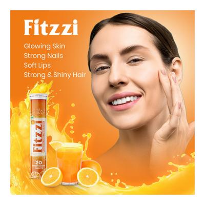 Fitzzi Amla Extract Vitamin-C & Zinc Effervescent Tablet 20's - Pakeeza Unani