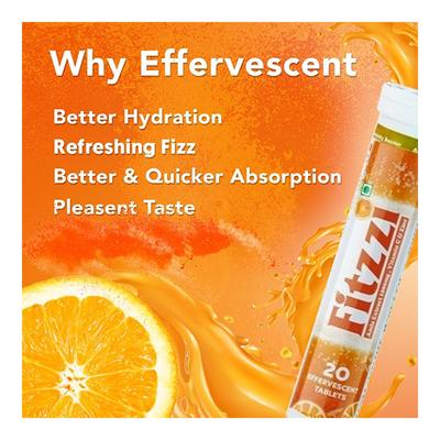 Fitzzi Amla Extract Vitamin-C & Zinc Effervescent Tablet 20's - Pakeeza Unani