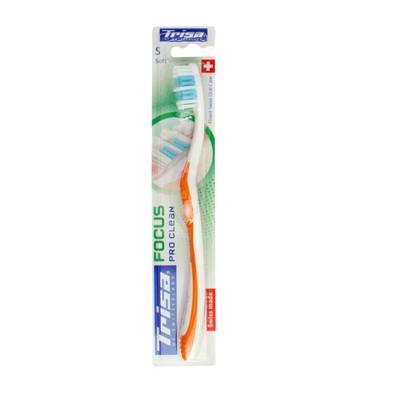 Trisa Focus Pro Clean Soft Toothbrush 1's - Adult Diapers & Pads