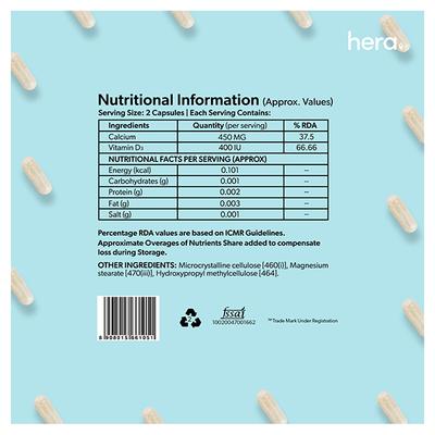 Hera Calcium Core Capsule 60's - Wearables Computer Glasses