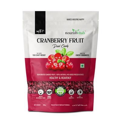 NourishVitals Cranberry Fruit Dried Candy 200 gm - Skm Siddha