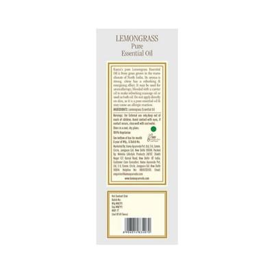 Kama Ayurveda Lemongrass Pure Essential Oil 12ml - Breast Pads & Shields