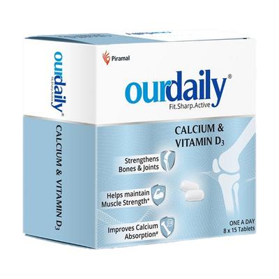 Ourdaily Calcium & Vitmain D3 Tablet (Pack of 8 x 15's) - Wearables Computer Glasses