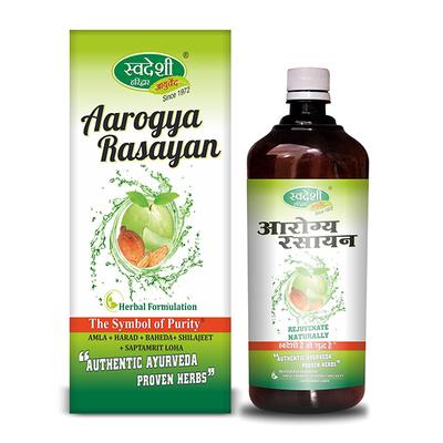 Swadeshi Ayurved Aarogya Rasayan Herbal Juice 500 ml - Wound/Burns