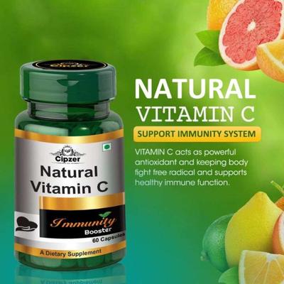 Cipzer Natural Vitamin C Capsule 60's - Pakeeza Unani