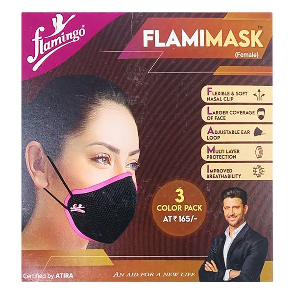 Netmeds | Flamingo Flamimask - Female (3 Color Pack) 1's
