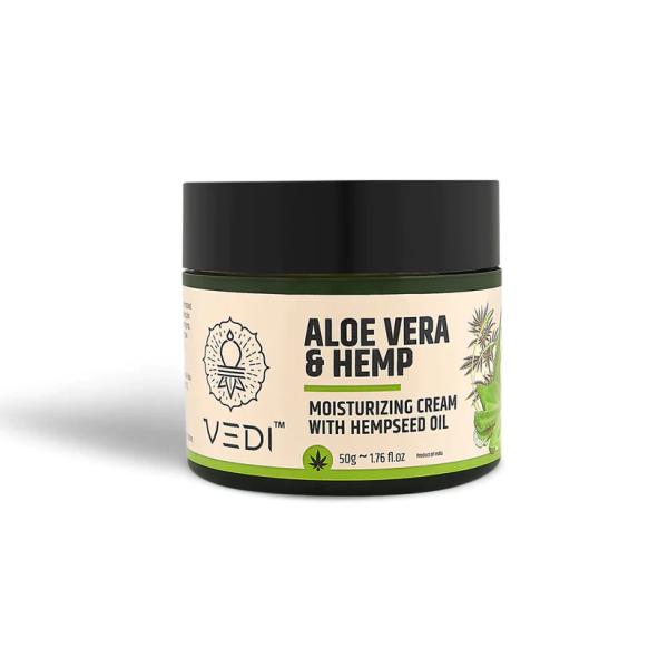 Netmeds | VEDI Aloe Vera & Hemp Moisturizing Cream 50 g