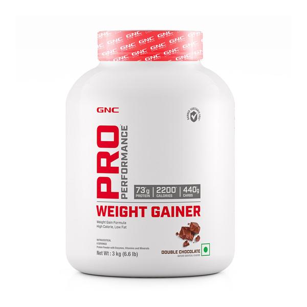 Netmeds | GNC Pro Performance Weight Gainer - Double Chocolate Flavour 3 kg