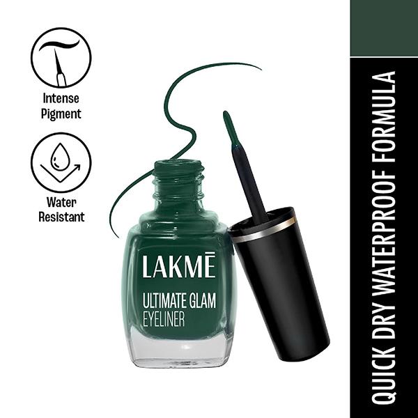 Netmeds | Lakme Ultimate Glam Eye Liner, Semi Matte, Green, 9ml