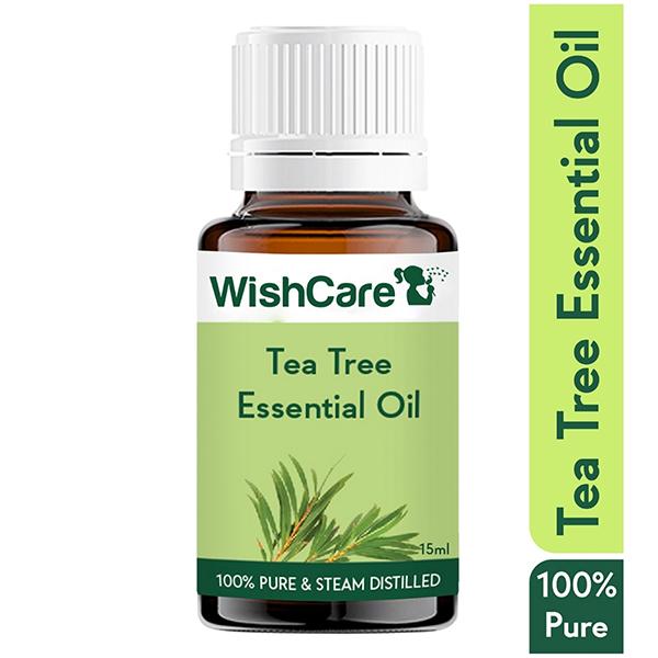Netmeds | WishCare 100% Pure Tea Tree Essential Oil 15 ml