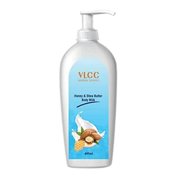 Netmeds | VLCC Honey and Shea Butter Body Milk Ultra Rich Deep Nourishing Paraben Free All Skin Types 400ml