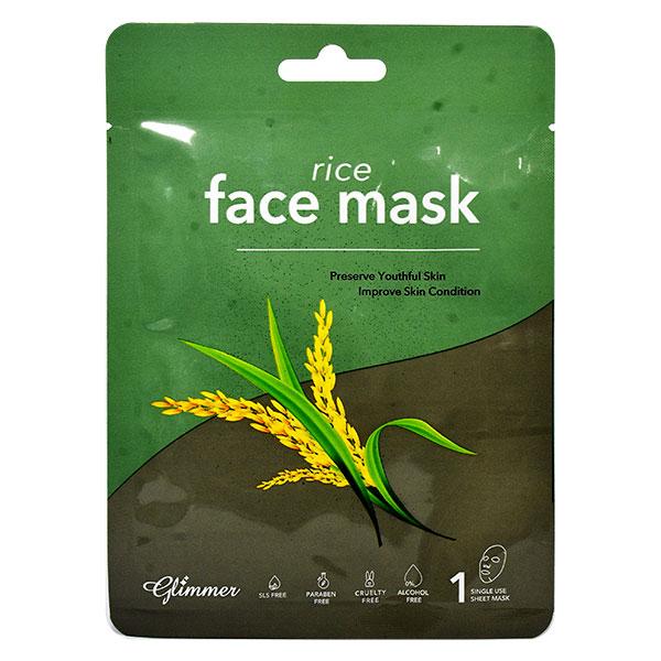 Netmeds | Glimmer Face Sheet Mask Rice 1's