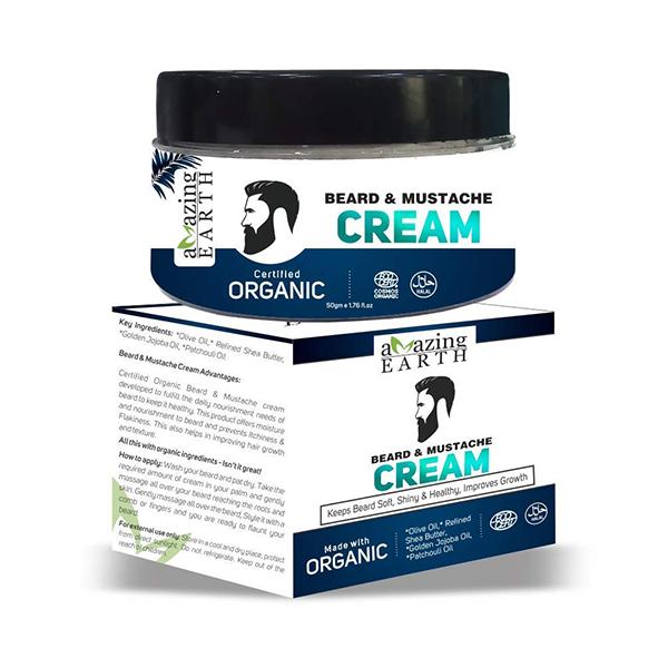 Netmeds | Amazing Earth Beard & Mustache Cream 50 gm