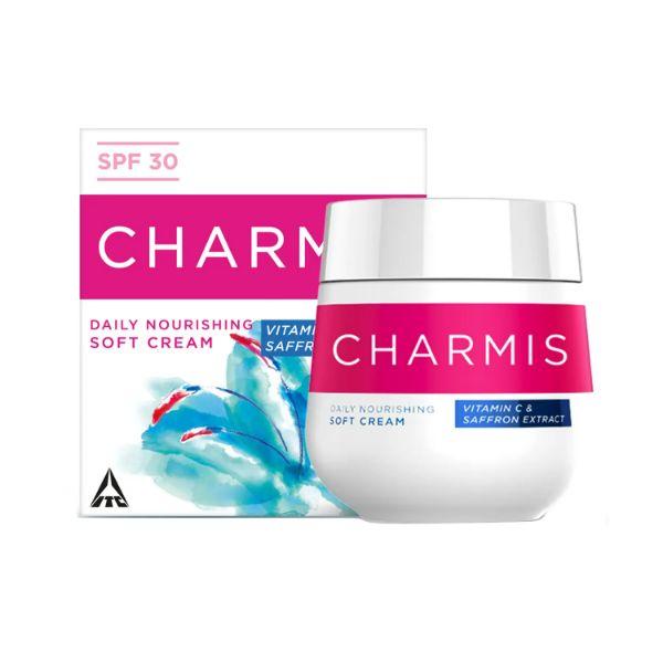 Netmeds | Charmis Daily Nourishing Soft Cream with Vitamin C Saffron Extracts And Spf 30 200 ml