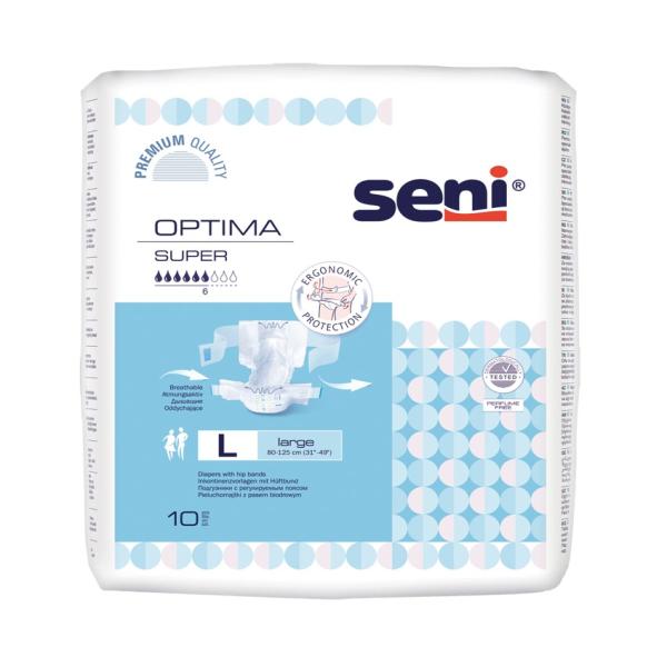 Netmeds | Seni Optima Super Adult Diapers (L) 10's