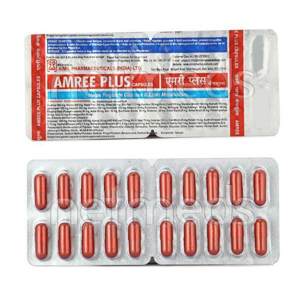 Netmeds | Aimil Amree Plus Capsule 20's
