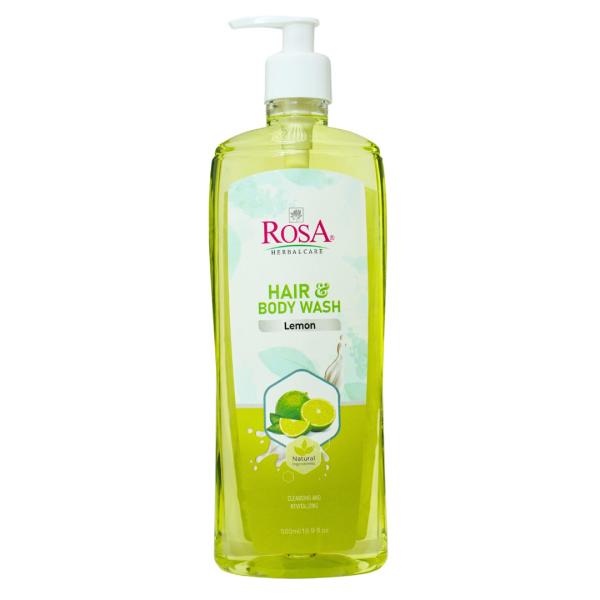 Netmeds | Rosa Hair & Body Wash - Lemon 500 ml