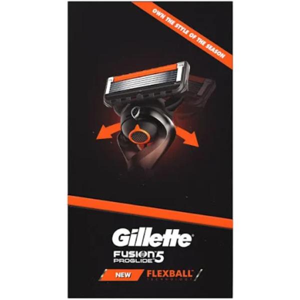 Netmeds | Gillette Fusion 5 Proglide Flexball Razor + 4 Cartridge 1's