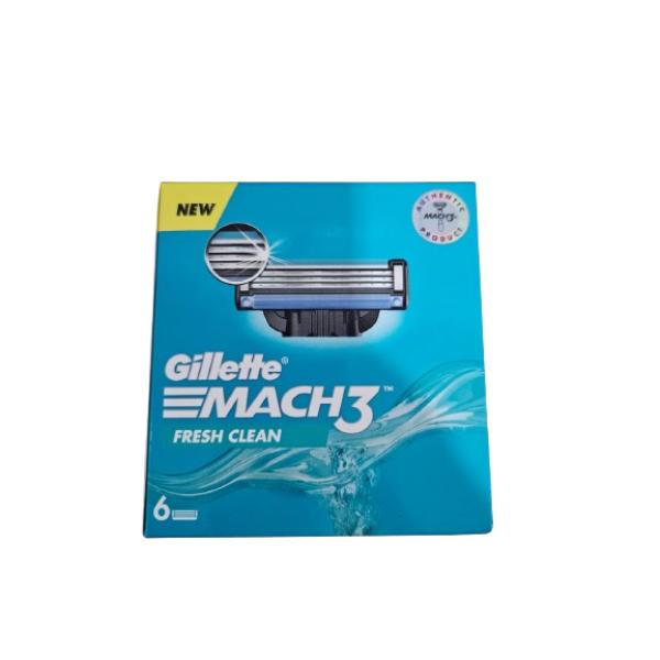 Netmeds | Gillette Mach3 Fresh Clean Shaving Cartridges 6's