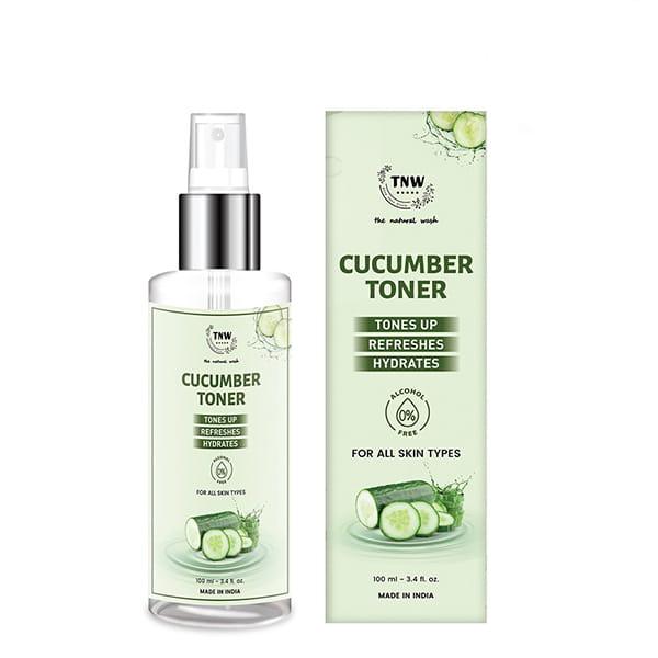 Netmeds | Tnw The Natural Wash Cucumber Toner for Skin Alcohol Free for all Skin Types 100ml