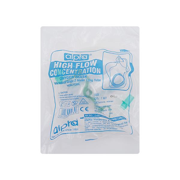 Netmeds | Alpha High Flow Concentration Oxygen Mask
