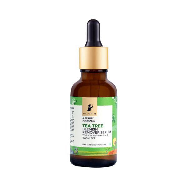 Netmeds | Pilgrim Tea Tree & 10% Niacinamide BLEMISH REMOVER SERUM 30 ml