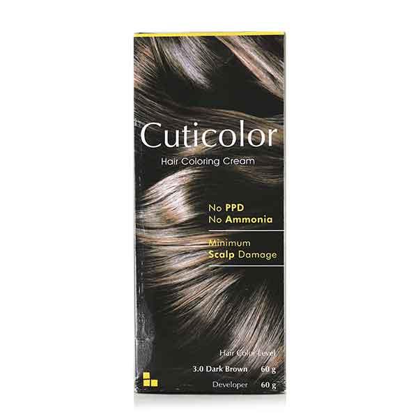 Netmeds | CUTICOLOR DARK BROWN HAIR COLORING Cream 60gm