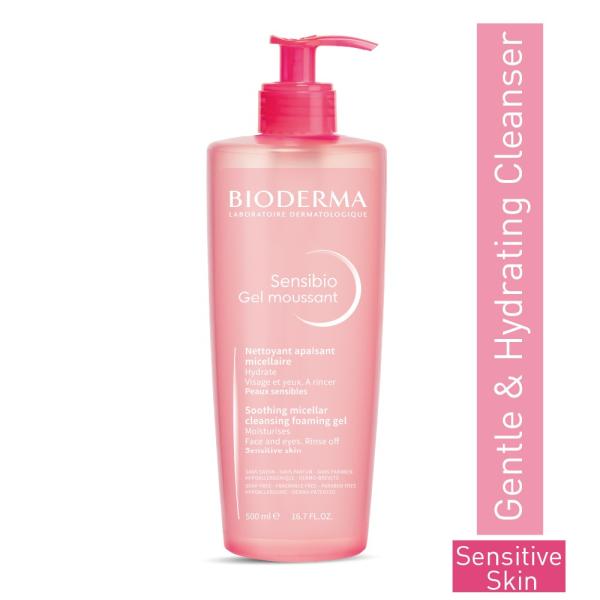 Netmeds | Bioderma Sensibio Soothing Micellar Cleansing Foaming Sensitive Skin 500ml