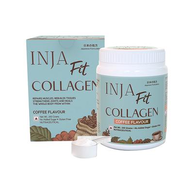 INJA Fit Marine Collagen  Powder - Coffee Flavour 250 gm - Multi-Vitamins