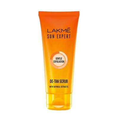 Lakme Sun Expert Gentle Exfoliation De Tan Scrub with Oatmeal Extracts 50gm - Scrubs & Exfoliants