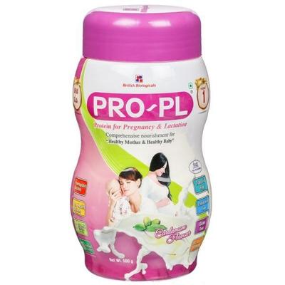 Pro PL Mother's Nutritional drink Powder - Cardamom Flavour 500 gm (Pet Jar) - Nutritional Supplements