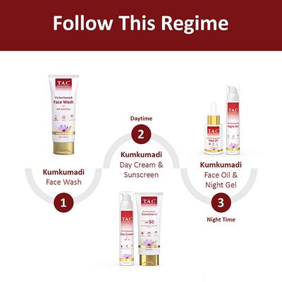 T.A.C - The Ayurveda Co. 7% Kumkumadi Face Wash with Saffron & 24K Gold Radiant & Youthful Skin 100 ml - Face Wash & Cleansers