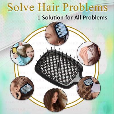 Majestique Curve Parting Hair Comb Curve Parting Hair Comb 1's - Hair Combs